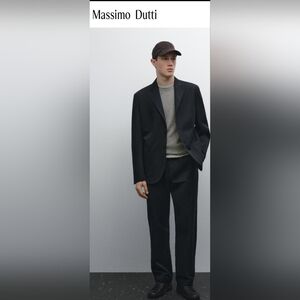 Massimo Duitt Jogger Fit Cotton/Linen Trousers. Men's L